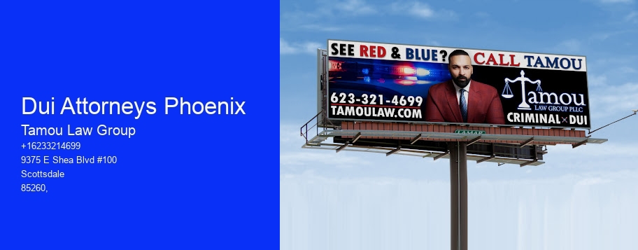 Dui Attorneys Phoenix