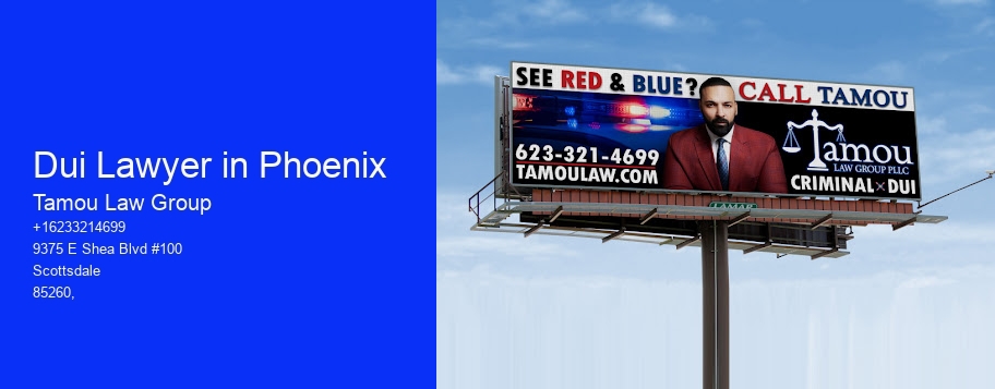 Dui Lawyer in Phoenix